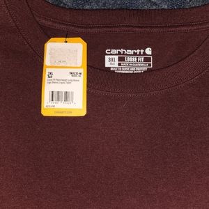 Mens Carhartt Long Sleeve Shirt. Loose Fit. 3XLT. New